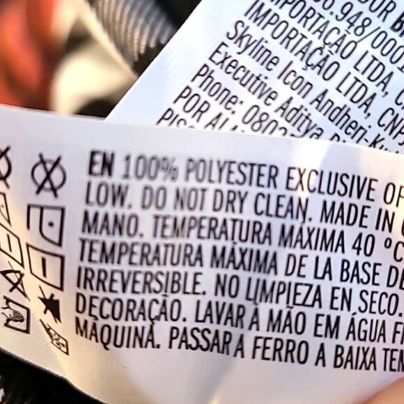 Forever 21 Mini-Dress, Black & White Check, Zipper down Front, Size Medium, NWT - Picture 8 of 8